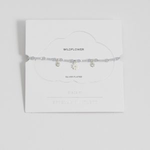 Triple Flower White Enamel Sienna Bracelet