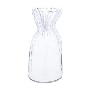 Glass Vase 30.5cm - Clear Scrunch