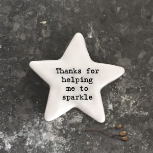 Star Pebble - Thanks for helping me sparkle
