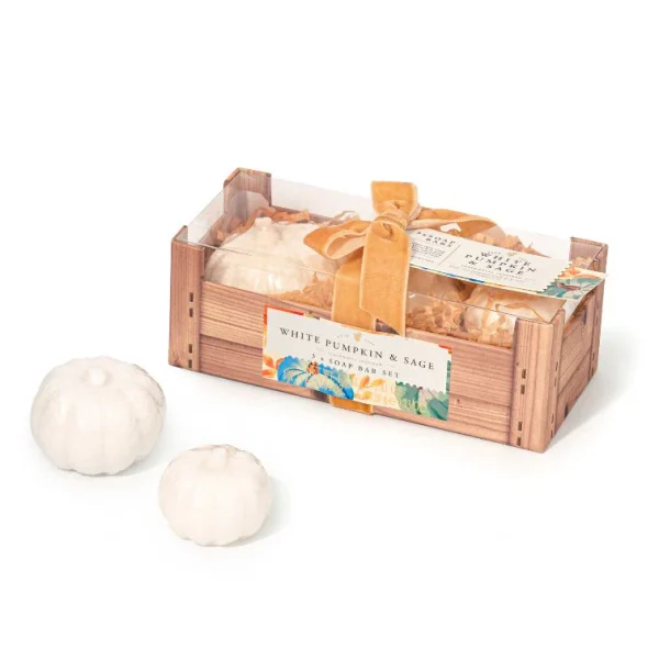 White Pumpkin & Sage Soap Bar Set