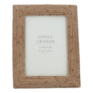 Herringbone Weave Resin Photo Frame (5x7)