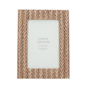Rustic Leaves Resin Photo Frame (4x6)