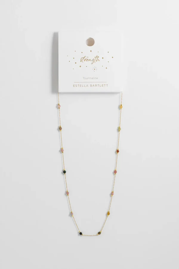 Tourmaline Paperlink Necklace - Strength