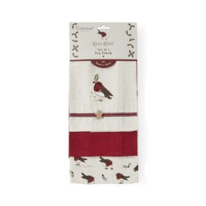 Robins Retreat 3 pk Tea Towel
