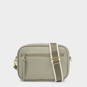 Hallie Crossbody Bag in Green Mist