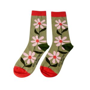Olive Bamboo Socks