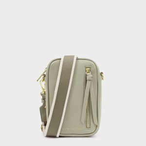 Hallie Small Crossbody Bag in Green Mist