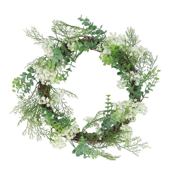 Cow Parsley Wreath, 34cm