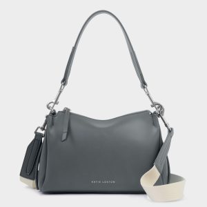 Anya Crossbody Bag in Stone Blue