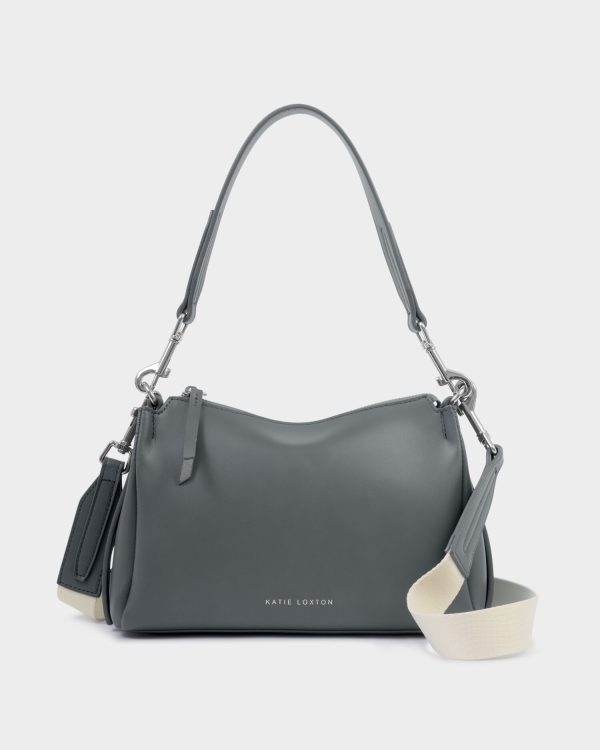 Anya Crossbody Bag in Stone Blue
