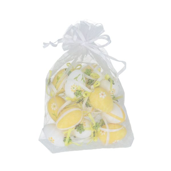 Yellow/White Egg Bag/12 Decs