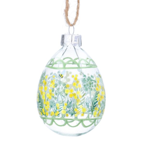 Mimosa Glass Hanging Egg