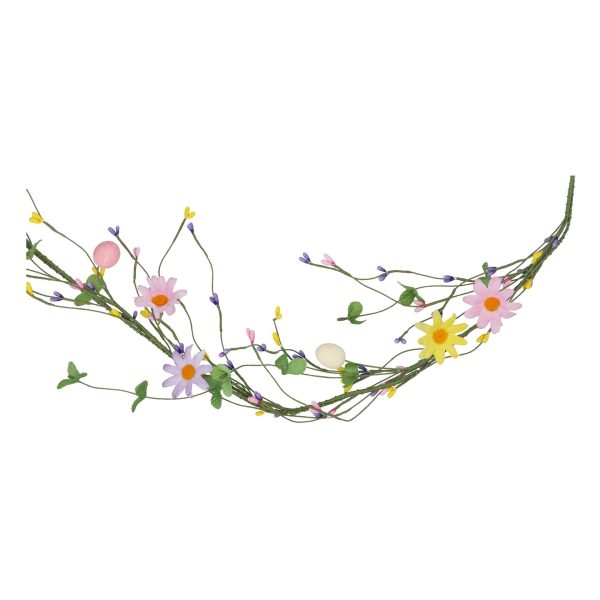 Pastel Egg/Daisy Garland 150cm