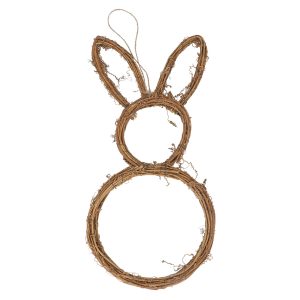 Twig Bunny Wreath 45cm