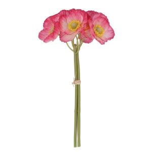 Bunch/3 Pick 27cm - Pink Poppy