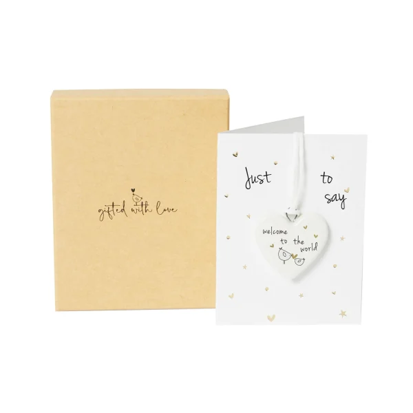 Welcome to the World Boxed Decoration