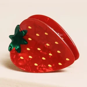 Large Strawberry Hair Clip
