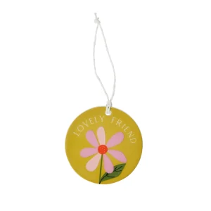 Lovely Friend Porcelain Hanging Decoration