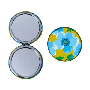 Blue Poppy Compact Mirror
