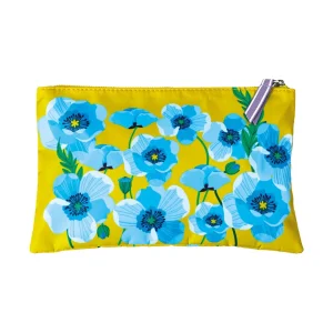 Blue Poppy Pouch Bag