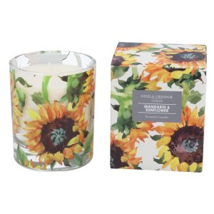 Boxed Scented Candle 8.5cm - Glorious Sunflowers