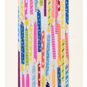 TISSUE PATTERNED CANDLE BRIGHT