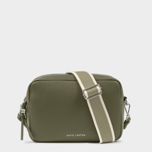 Lottie Large Crossbody Bag in Khaki