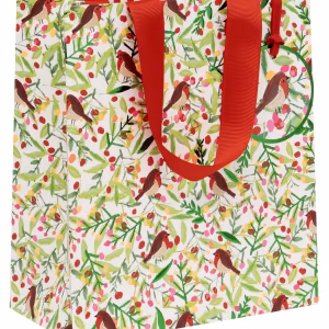 BAG MEDIUM BERRY MERRY ROBINS
